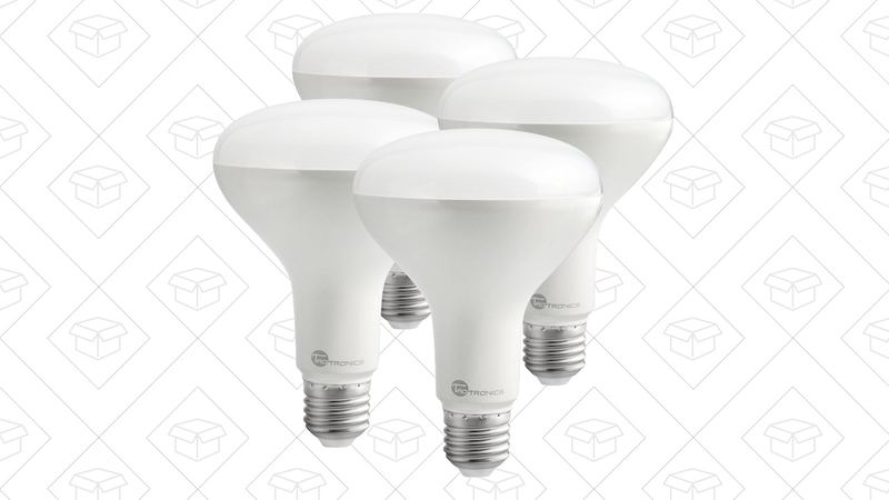 4-Pack 1000 Lumen BR30 Flood Light Bulbs, $14 with code 2EUMND8E